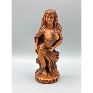 Vintage Coco Joes Hawaii Hula Girl Figurine Dancing Tahitian